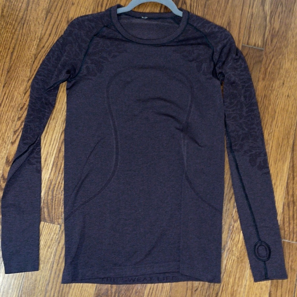 lululemon athletica Long Sleeve Top - Deep purple